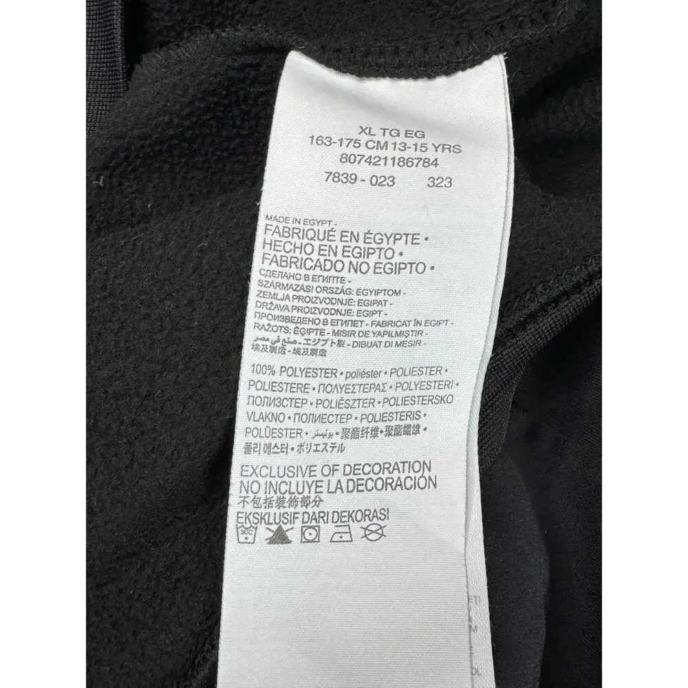 Nike Air Jordan Dri-FIT Hoodie Boys XL Black Gray Jumpman Colorblock